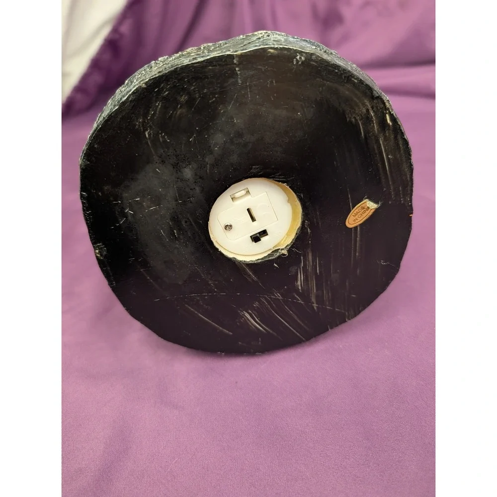 Vintage Halloween Jack-O-Lantern Pumpkin Stack LED Flashing Light Molded Y2K 12